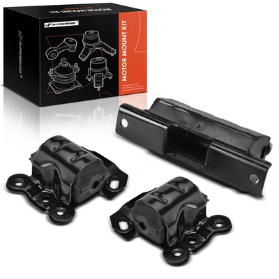 3 Pcs Automatic Transmission Engine Motor & Transmission Mount