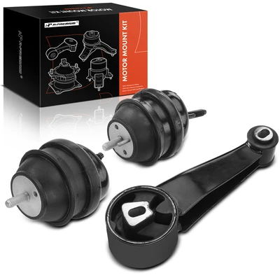 3 Pcs Engine Motor & Torque Strut Mount