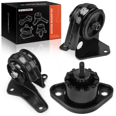3 Pcs Engine Motor & Transmission Mount