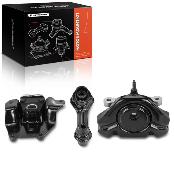 2002-2005 Pontiac Sunfire 3-Pc Engine Mount and Transmission Mount Kit Front A-Premium APEM1077