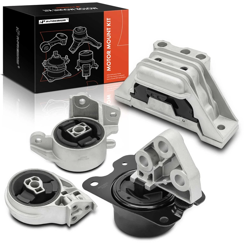 4-Pc Motor Mount + Transmission Mount, Front & Rear, A-Premium APEM1164