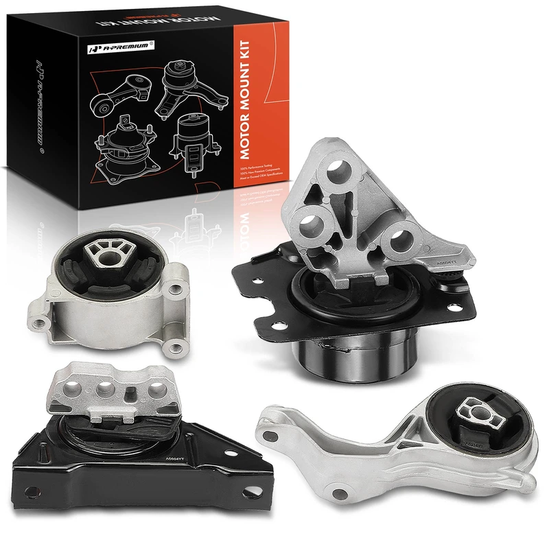 4-Pc Motor Mount + Transmission Mount, Front & Rear, A-Premium APEM1191