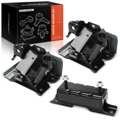 3 Pcs Engine Motor & Transmission Mount