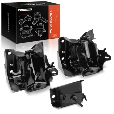 3 Pcs Engine Motor & Transmission Mount
