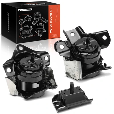 3 Pcs Engine Motor & Transmission Mount