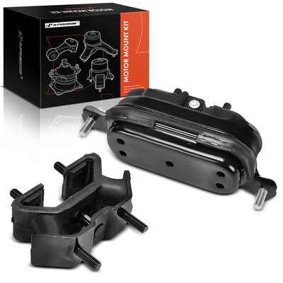2 Pcs Engine Motor & Transmission Mount