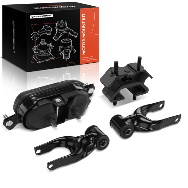 4-Pc Engine Mount + Automatic Transmission Mount + Engine Torque Strut Mount, A-Premium APEM1336