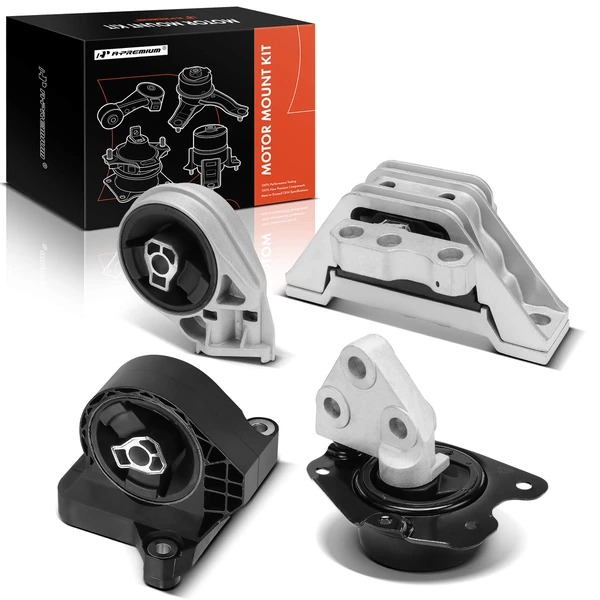 4-Pc Engine Motor + Transmission Mount A-Premium APEM1337