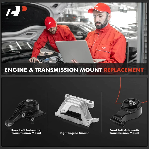 2014 Chevrolet Impala 3-Pc Engine Mount and Transmission Mount Kit A-Premium APEM1502