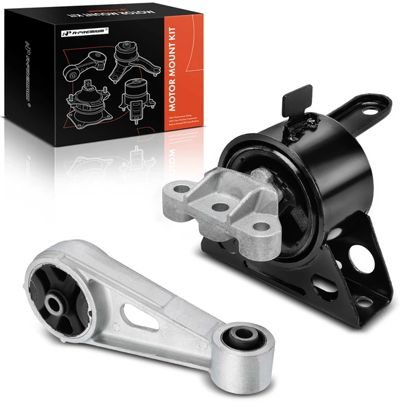 2-Pc Engine Motor + Torque Strut Mount A-Premium APEM1344