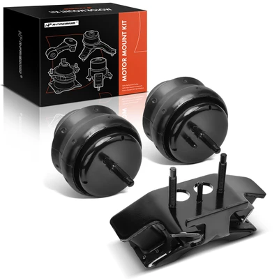 3 Pcs Engine Motor & Transmission Mount