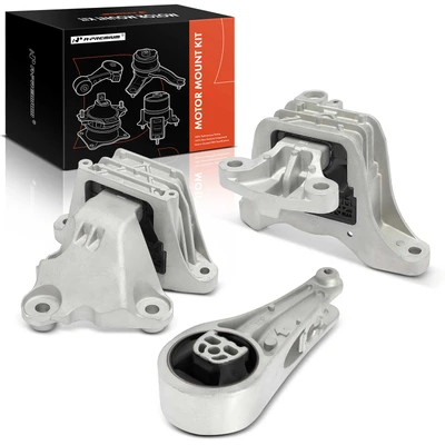 3 Pcs Engine Motor & Transmission Mount