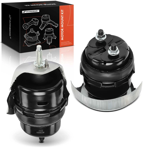 2-Pc Front Lower Engine Mount + Rear Lower Engine Mount, A-Premium APEM1349