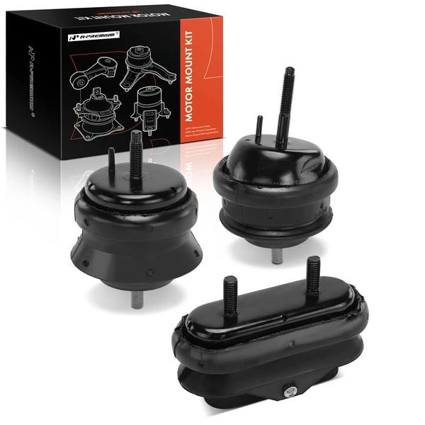 3 Pcs Engine & Automatic Transmission Mount for 2006-2011 Cadillac DTS