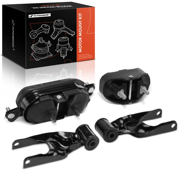 4 Pcs Engine Motor & Transmission Mount & Torque Strut Mount for 2000-2005 Chevrolet Impala