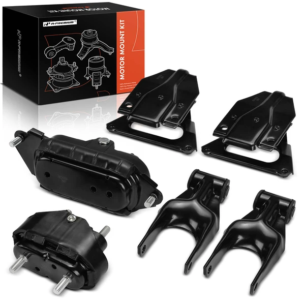 6 Pcs Engine Motor & Transmission Mount & Torque Strut Mount for 2004-2007 Pontiac Grand Prix