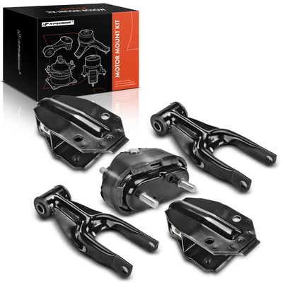 5 Pcs Engine Motor & Transmission Mount & Torque Strut Mount