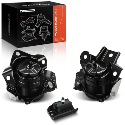3 Pcs Engine Motor & Transmission Mount