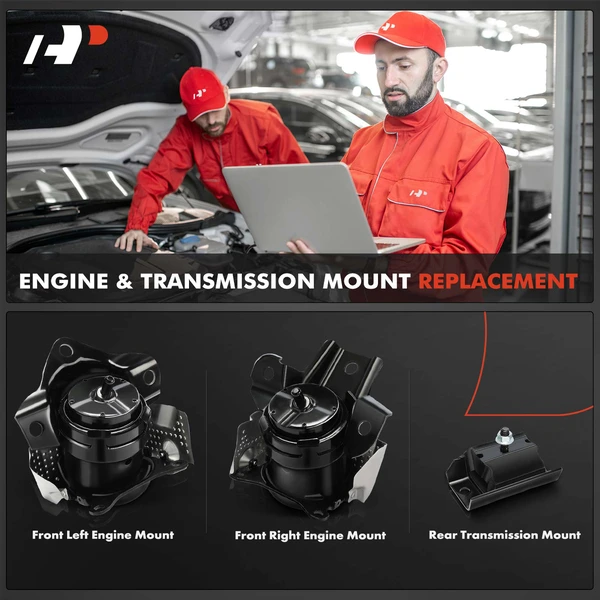 3-Pc Engine Mount + Transmission Mount, A-Premium APEM1371