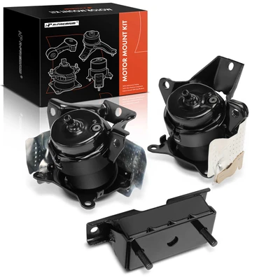 3 Pcs Engine Motor & Transmission Mount