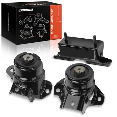 3 Pcs Engine Motor & Transmission Mount