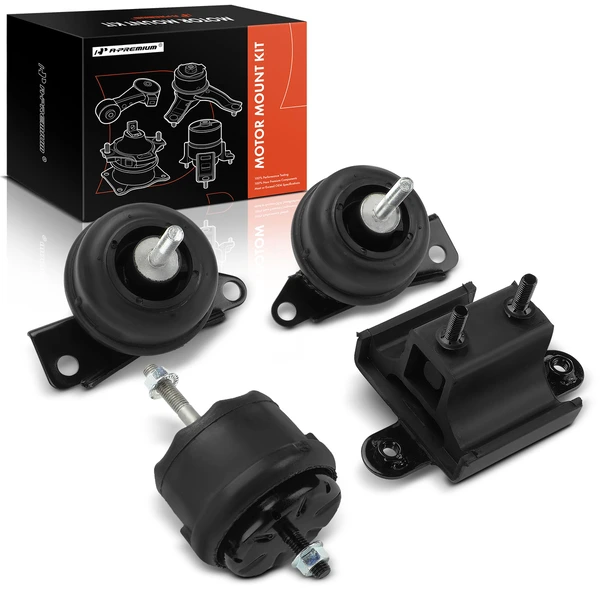 4-Pc Engine Mount + Automatic Transmission Mount, A-Premium APEM1521