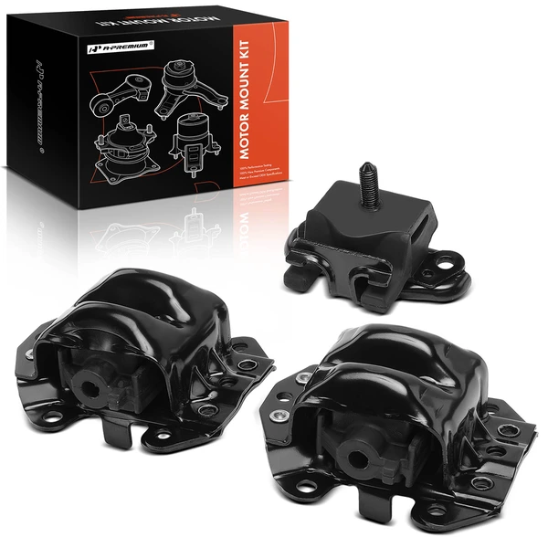 1998-2002 Pontiac Firebird 3-Pc Engine Mount and Transmission Mount Kit A-Premium APEM1522