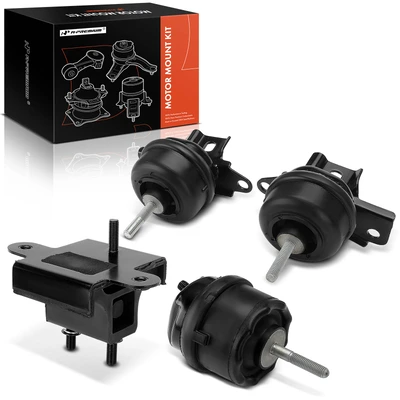 4 Pcs Engine Motor & Automatic Transmission Mount