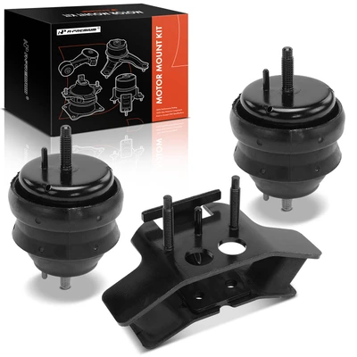 3 Pcs Engine Motor & Transmission Mount
