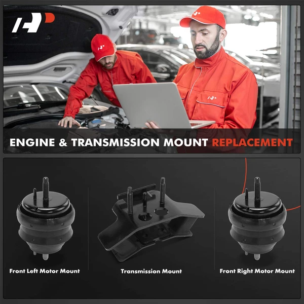 3-Pc Motor Mount + Transmission Mount, A-Premium APEM1511