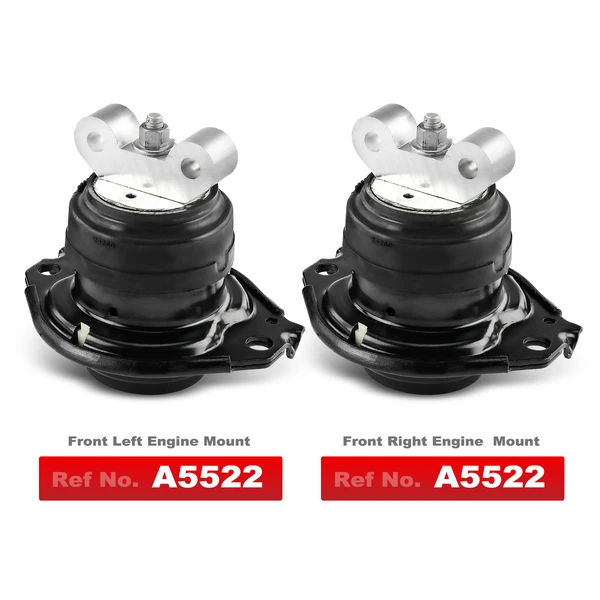2-Pc Engine Mount Front Left & Front Right A-Premium APEM256
