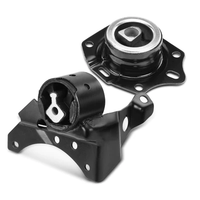 2 Pcs Engine Motor & Transmission Mount