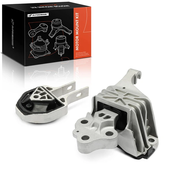 2-Pc Engine Mount and Transmission Mount Kit Rear A-Premium APEM260
