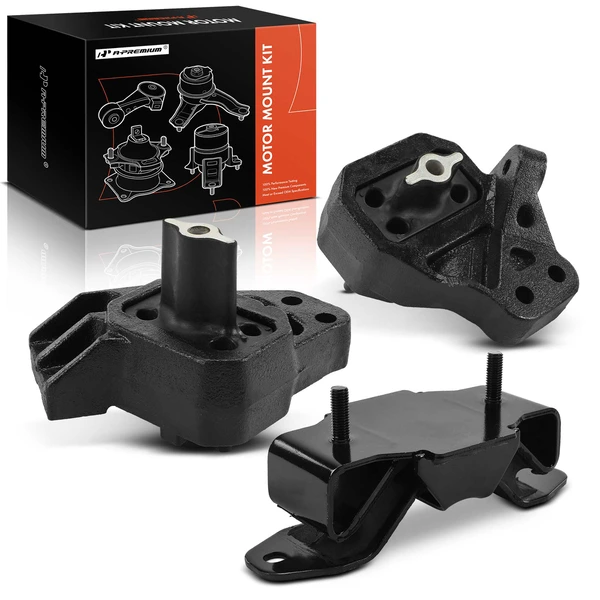 3 Pcs Automatic Engine Motor Mount & Transmission Mount for 2004-2006 Dodge Durango