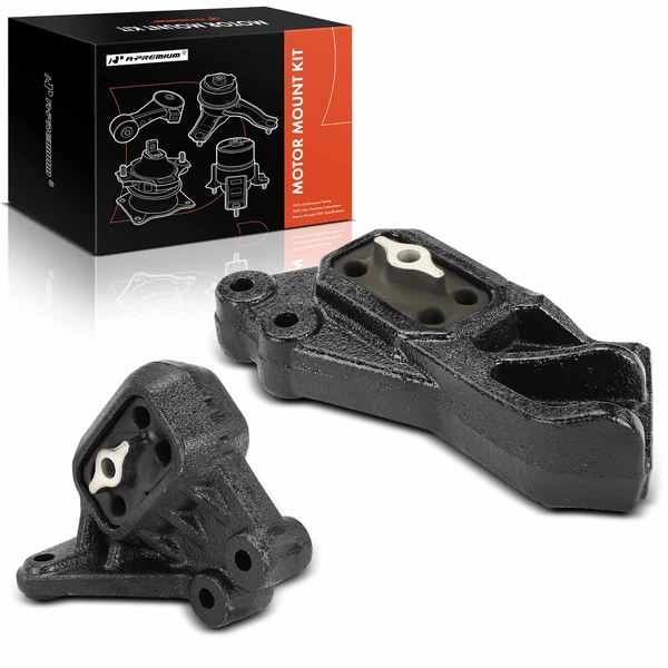 2-Pc Motor Mount, Front Left & Right, A-Premium APEM1007