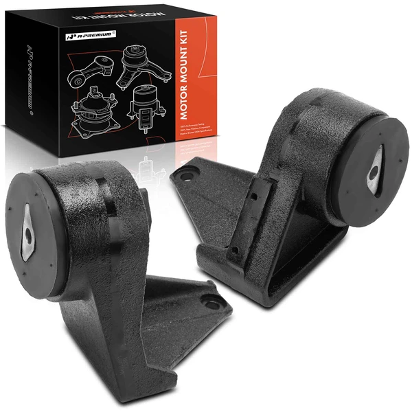 2-Pc Motor Mount, Front Left & Right, A-Premium APEM1197