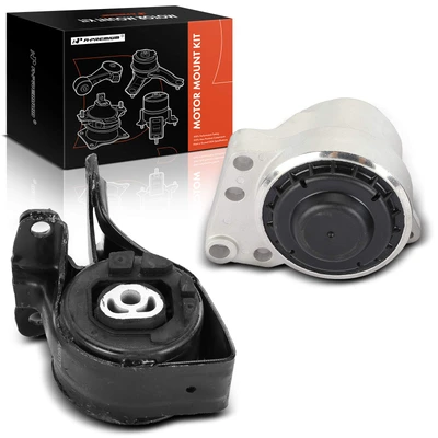 2 Pcs Engine Motor & Transmission Mount