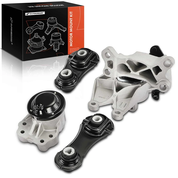 4 Pcs Motor Mount & Transmission Mount & Torque Strut Mount for 2010-2015 Lincoln MKS