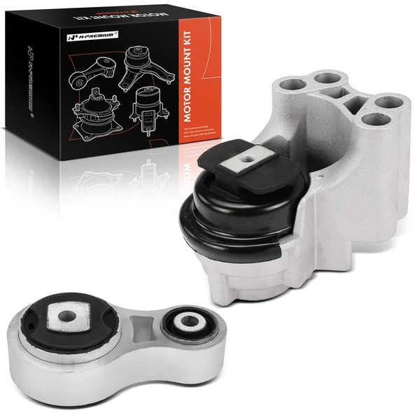 2-Pc Engine Mount + Engine Torque Strut Mount, Front, A-Premium APEM467