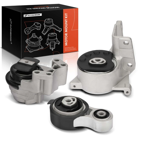 3 Pcs Engine Mount & Transmission Mount & Torque Strut Mount for 2009-2012 Ford Flex