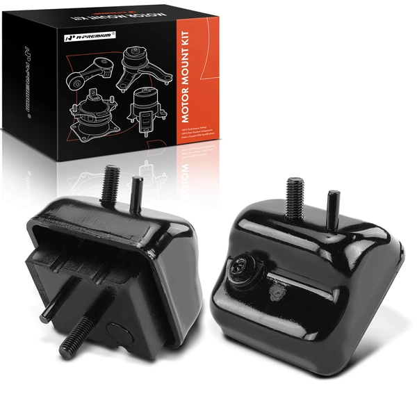 2-Pc Motor Mount, Front Left & Right, A-Premium APEM1016