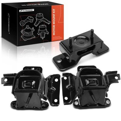 3 Pcs Engine Motor & Transmission Mount