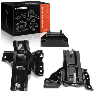 3 Pcs Engine Motor & Transmission Mount