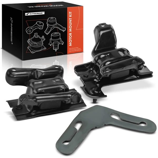 2-Pc Motor Mount, Front Left & Right, A-Premium APEM1200