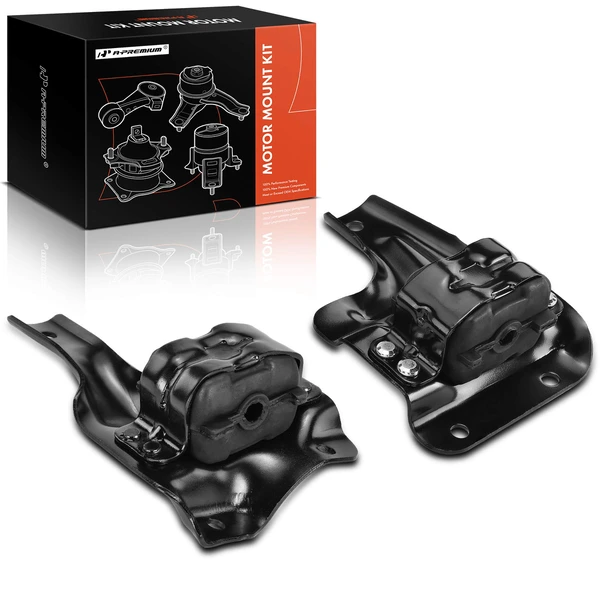 2-Pc Motor Mount, Front Left & Right, A-Premium APEM1023