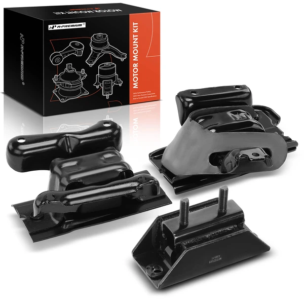 1999-2004 Ford F-250 Super Duty 3-Pc Engine Mount and Transmission Mount Kit Front & Rear A-Premium APEM1201