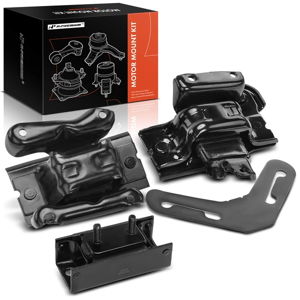 1999-2004 Ford F-250 Super Duty 3-Pc Engine Mount and Transmission Mount Kit Front & Rear A-Premium APEM1202