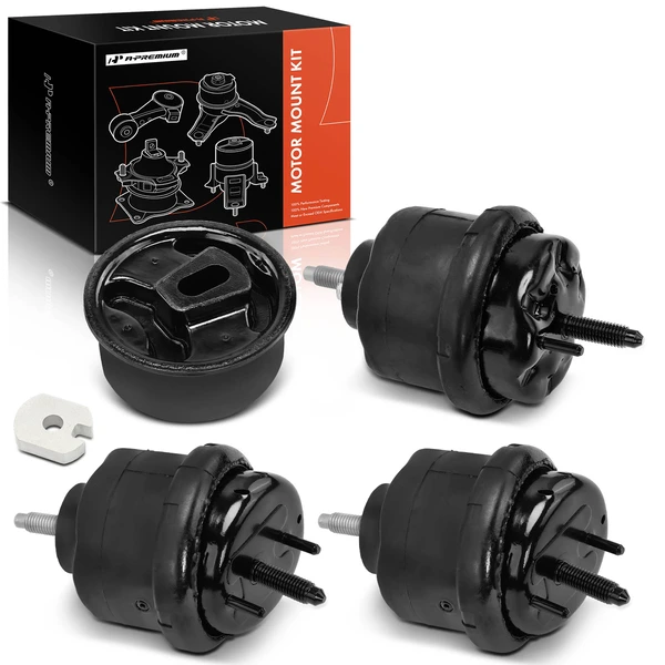 4 Pcs Engine Motor & Torque Strut Bushing & Transmission Mount for 2005-2007 Mercury Montego