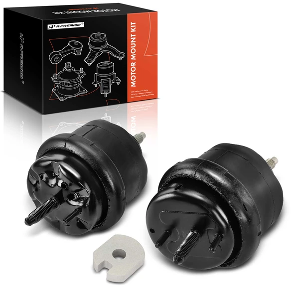 2-Pc Transmission Mount + Motor Mount, Front Left & Right, A-Premium APEM1034