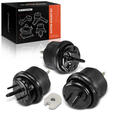 3 Pcs Engine Motor & Transmission Mount